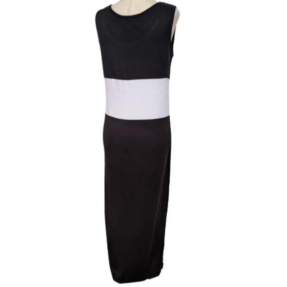 St. John Sport Color Block Knit Maxi Dress S - Picture 6 of 10